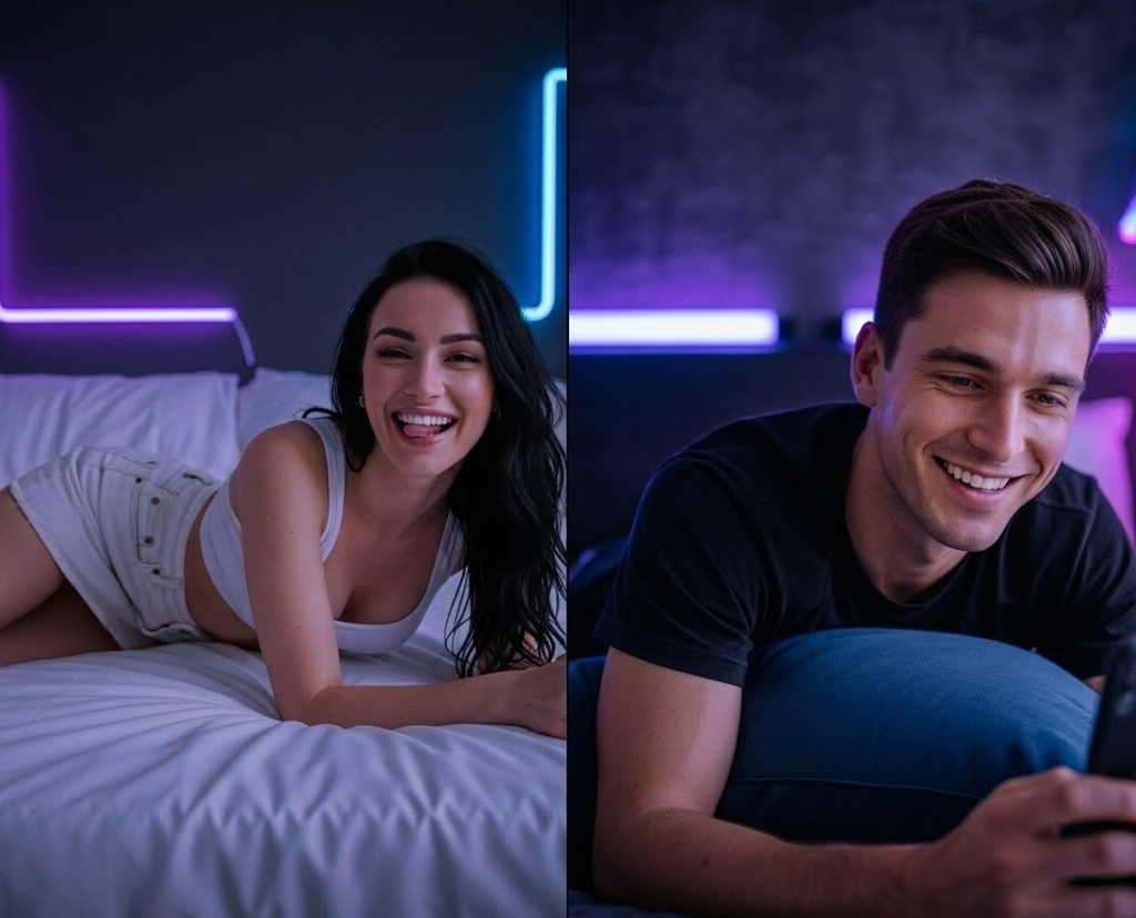 Meet Girls live video chat interface